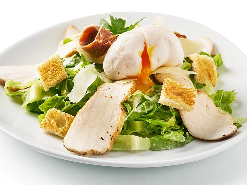 Caesar salad with chicken