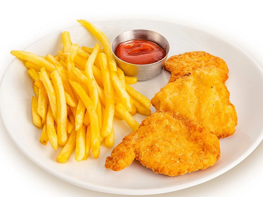 Chicken mini schnitzel