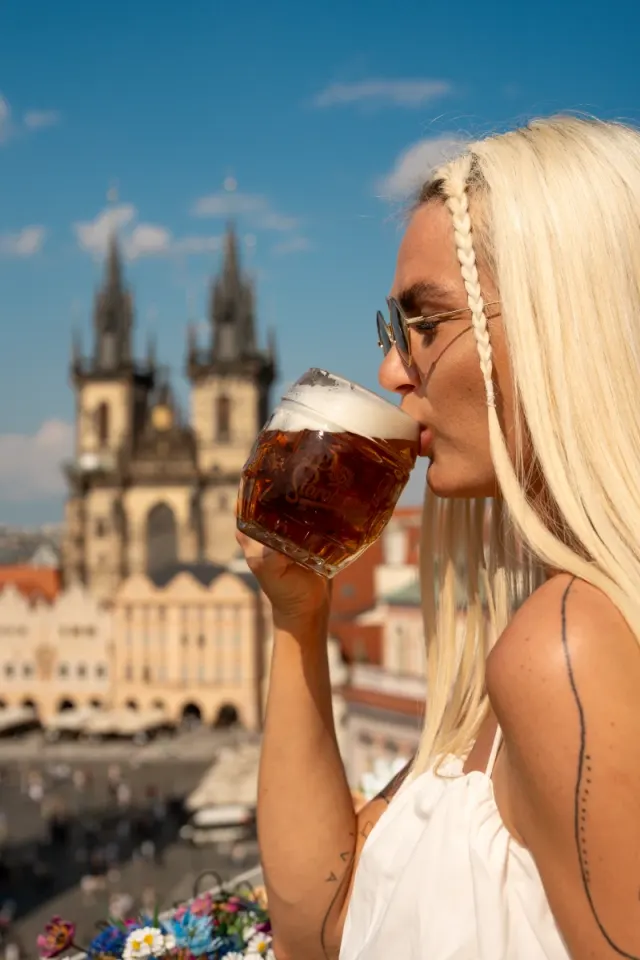 Pivo a výhled